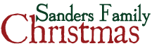 Sanders Family Christmas